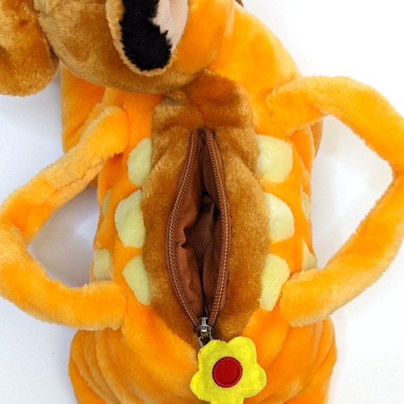 Disney Store Bambi Authentic Ladies Purse Toy Deer Plush Bag Soft Cute Flowers - Picture 5 of 7